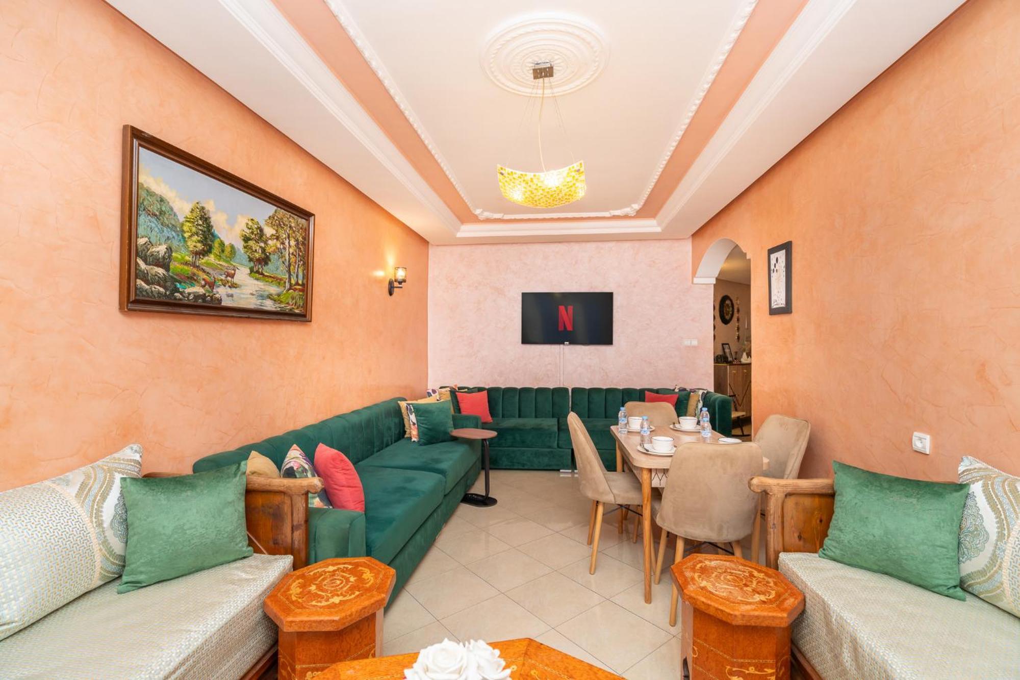 טנג'יר Appartement 2 Chambres Pres De La Corniche מראה חיצוני תמונה
