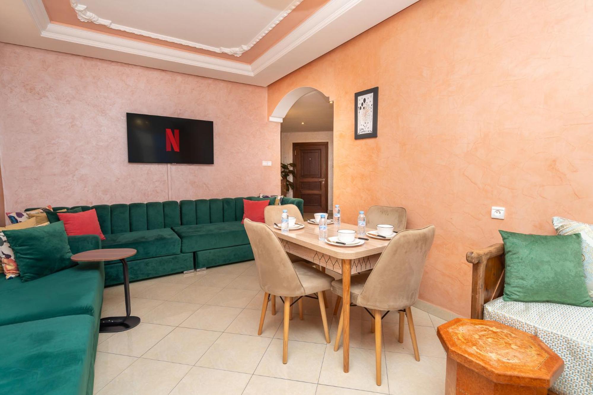 טנג'יר Appartement 2 Chambres Pres De La Corniche מראה חיצוני תמונה