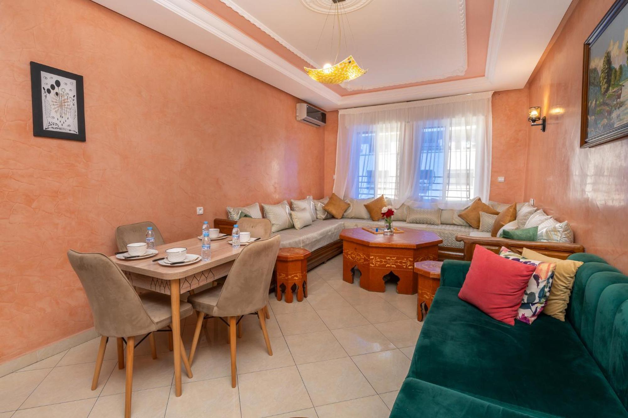 טנג'יר Appartement 2 Chambres Pres De La Corniche מראה חיצוני תמונה